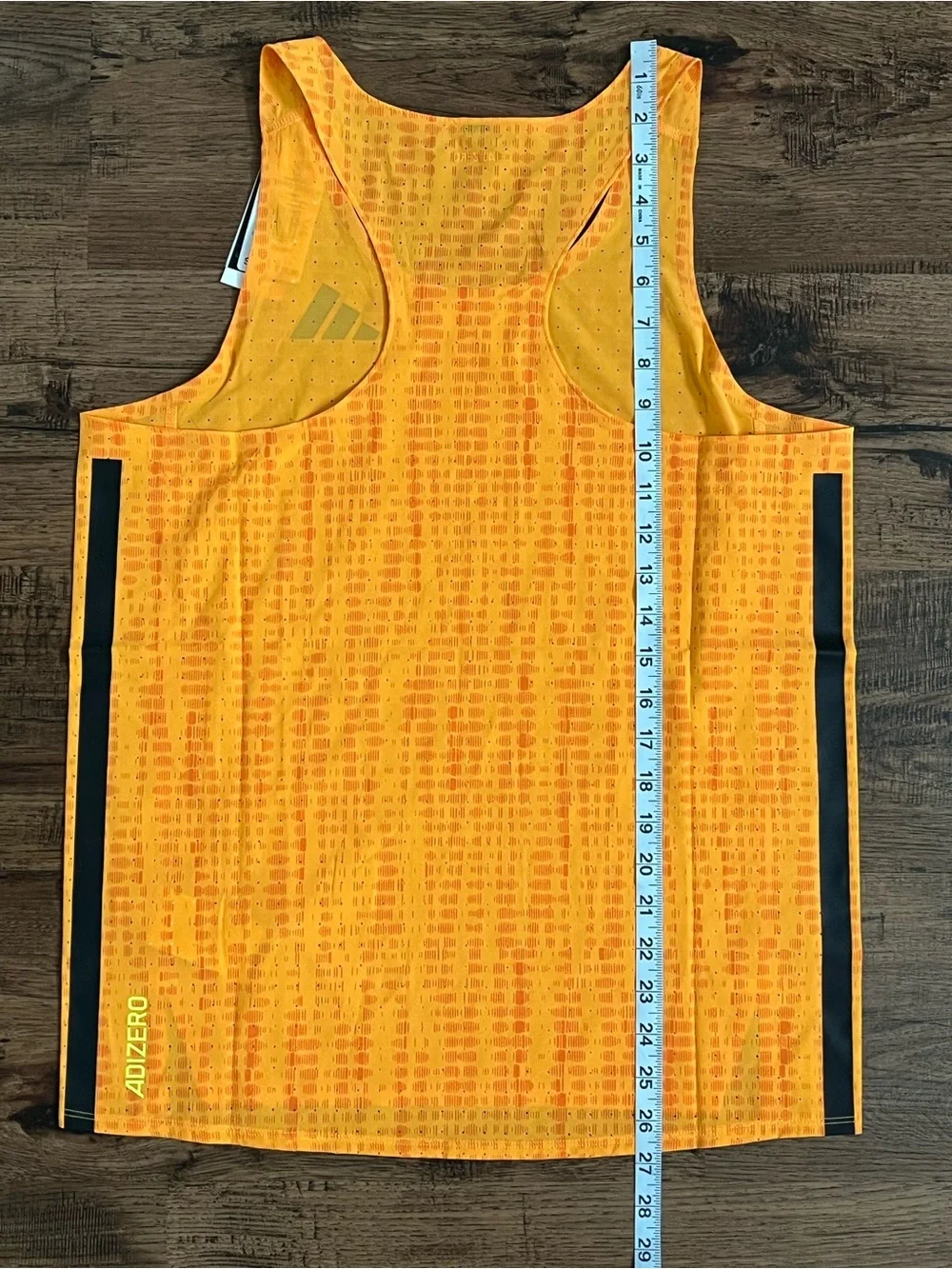 Adidas Adizero Track & Field Running Singlet ‘Orange Black’ (size mens S)
